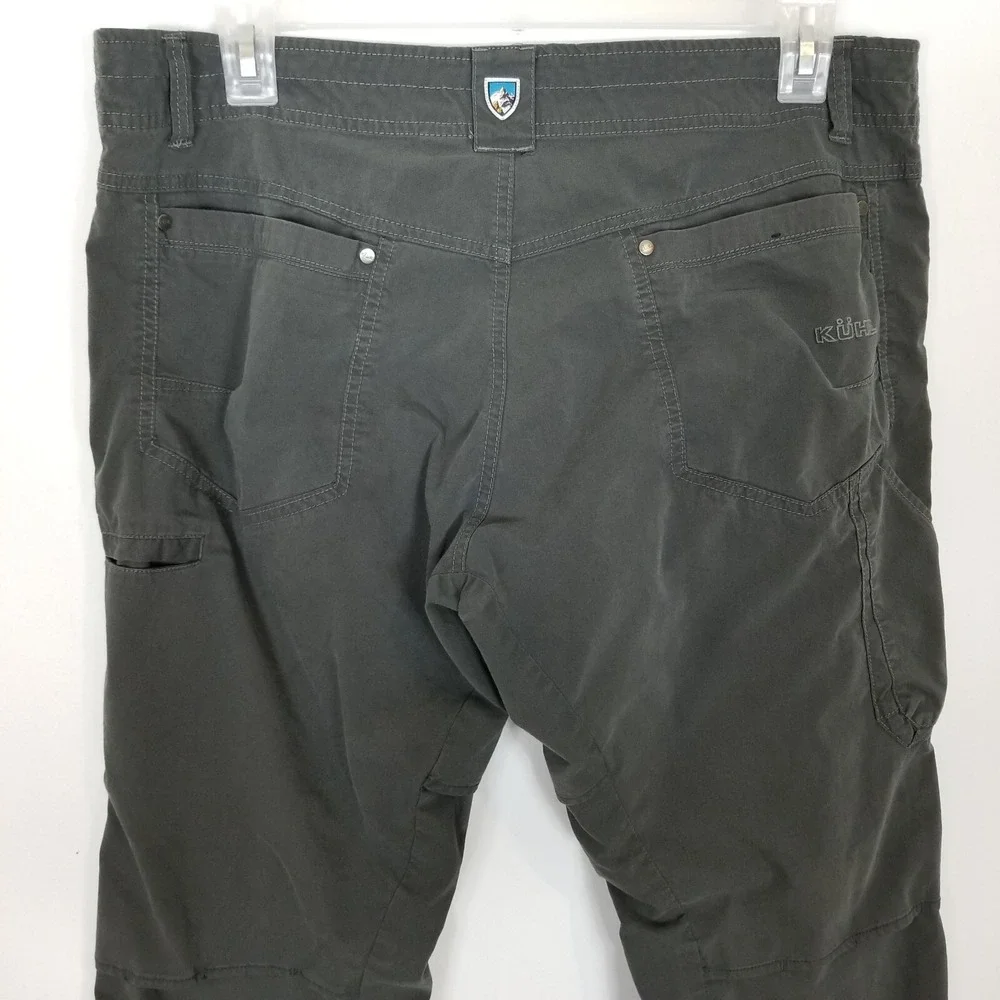 KUHL Men Konfidant Air Pants Sz 38 x 30 Gray Performance Hiking Work Durable‎